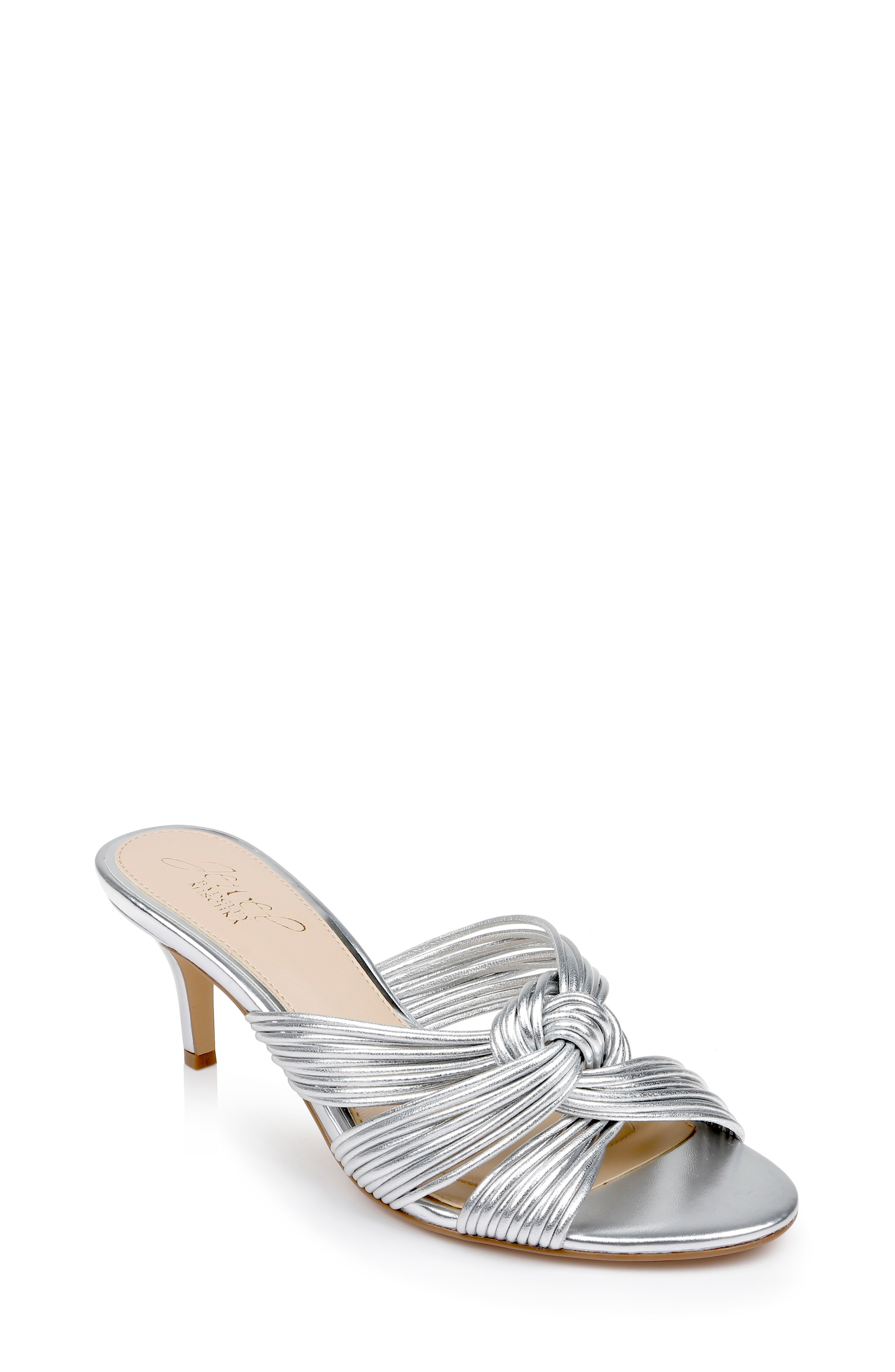 Mia Twisted Leather Mules | Badgley Mischka