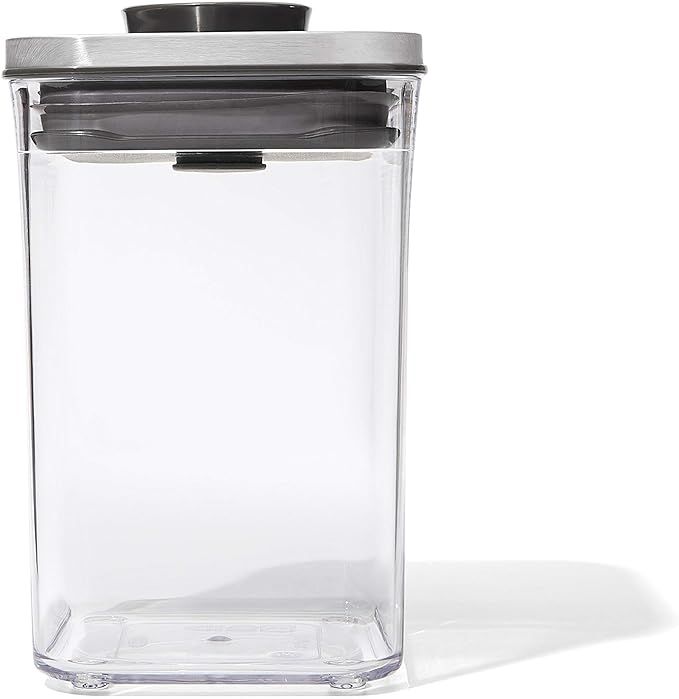 Amazon.com: OXO Steel POP Container Medium Rectangle -  2.7 Qt for Rice, Pasta and More: Home & ... | Amazon (US)