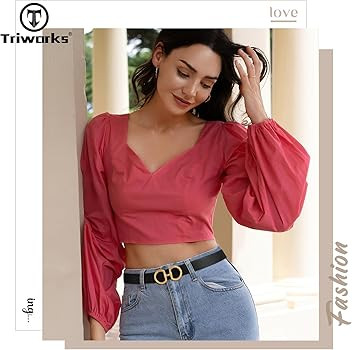 Women Reversible Leather Belt for Jeans Pants Fashion Ladies Belt with Gold Buckle | Amazon (US)