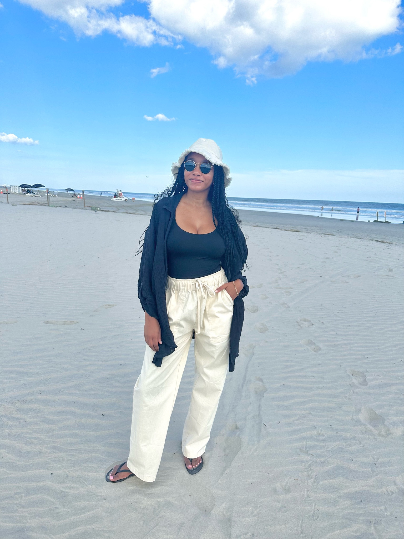 SHIRT: large
SWIM: small
PANTS: smalll