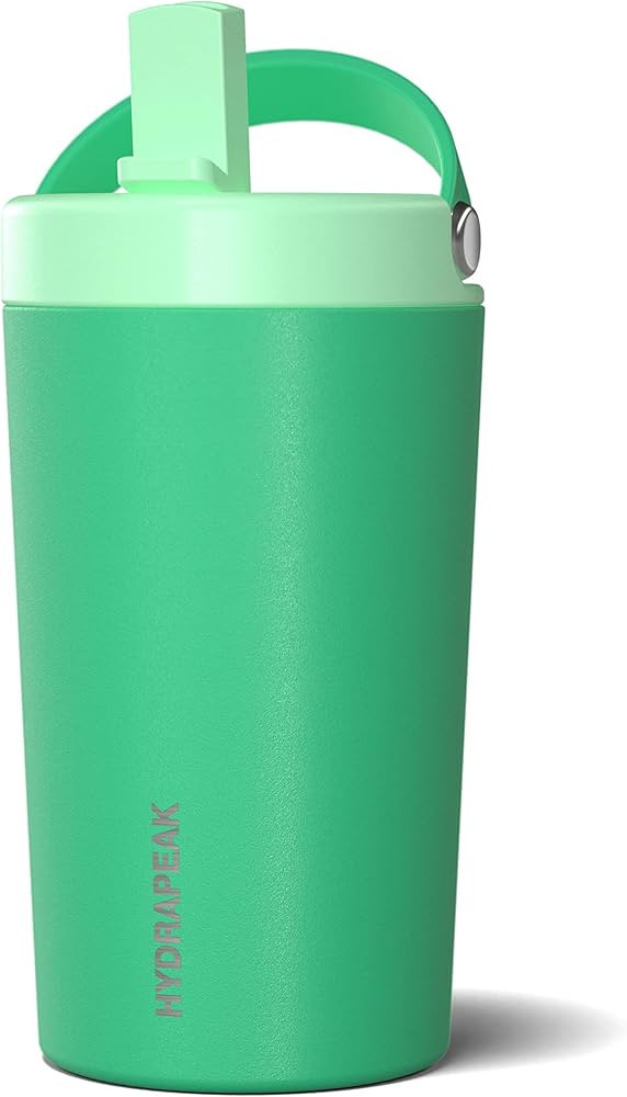 Hydrapeak Junior 14oz Insulated Kids Water Bottle with Straw Lid - Stainless Steel Double Walled ... | Amazon (US)