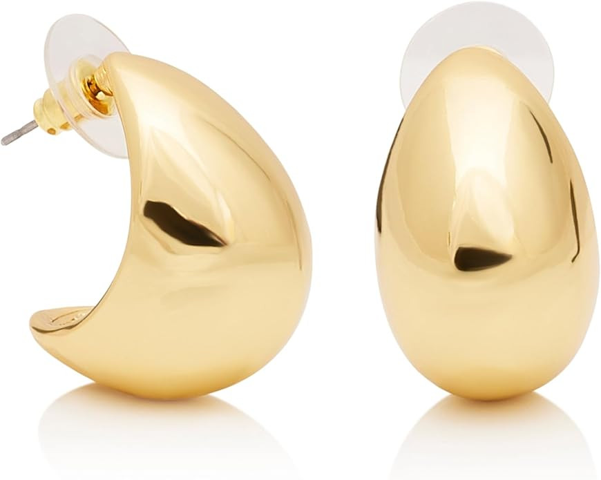 Kenneth Jay Lane Women's Polished Dome Earrings | Amazon (US)