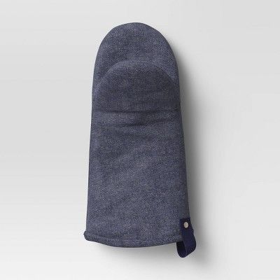 Cotton Chambray Oven Mitt Blue - Project 62™ | Target