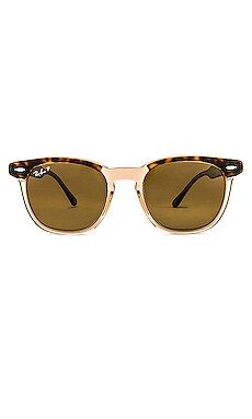 Ray-Ban Hawkeye in Havana, Transparent Brown, & Brown Gradient Polar from Revolve.com | Revolve Clothing (Global)