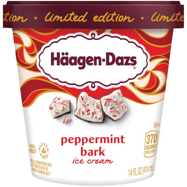 Haagen Dazs Peppermint Bark Ice Cream, 14 Oz Carton - Walmart.com | Walmart (US)