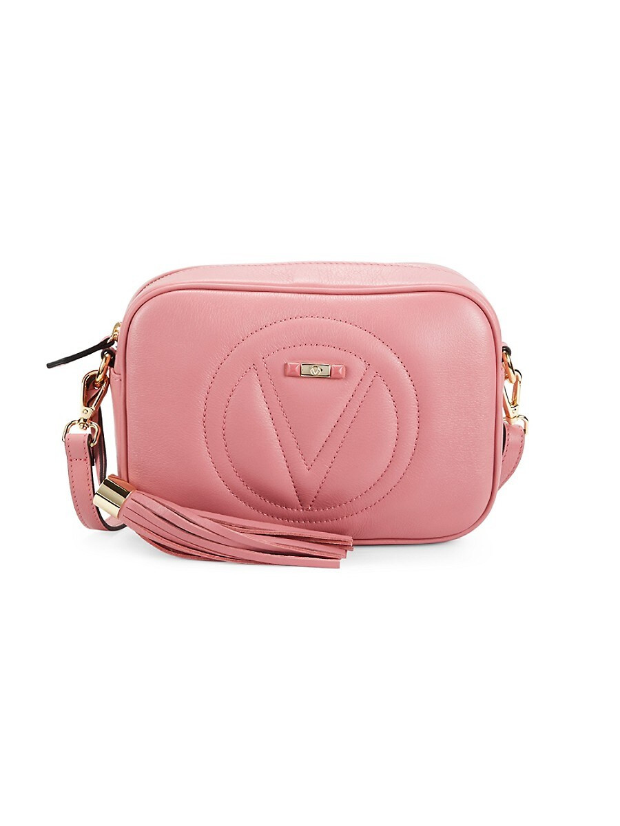 Valentino by Mario Valentino Women's Mia Leather Crossbody Camera Bag - Pink Sorbet | Saks Fifth Avenue OFF 5TH