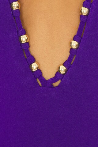 Empire Halter Gown in Purple | Revolve Clothing (Global)