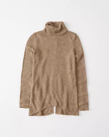 Split-back Turtleneck Sweater | Abercrombie & Fitch US & UK