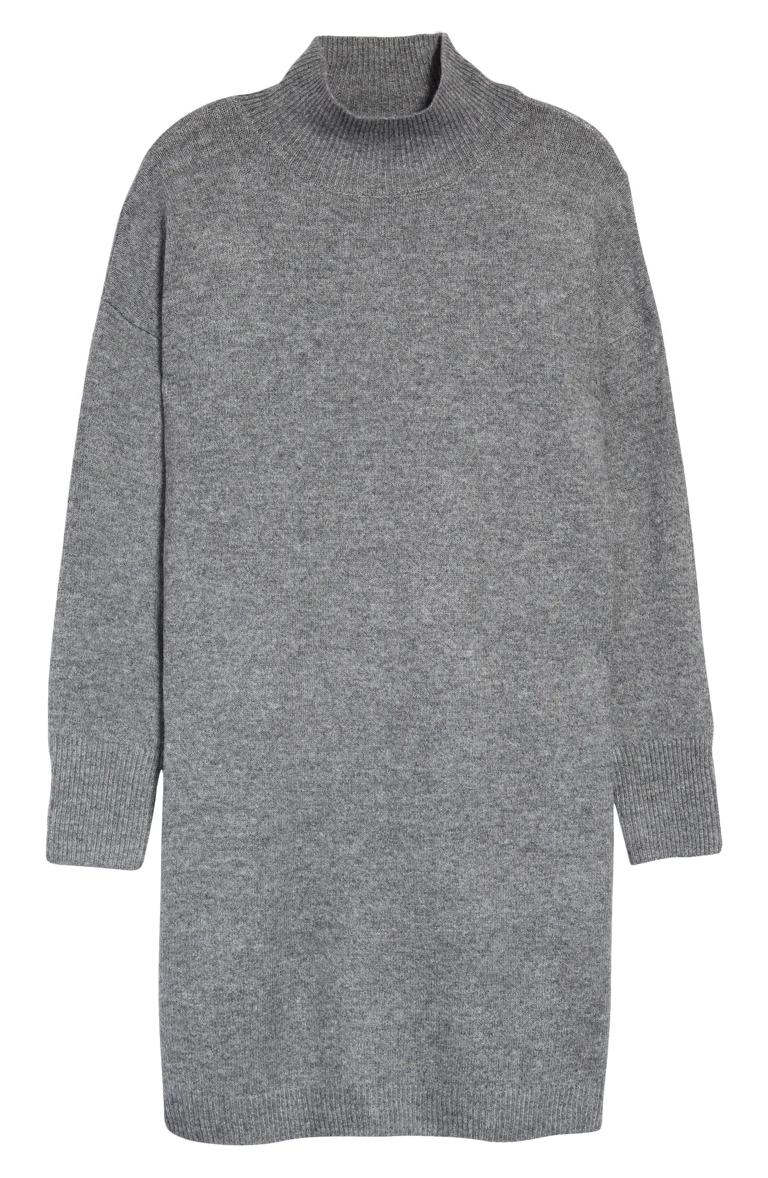 Funnel Neck Long Sleeve Sweater Dress | Nordstrom