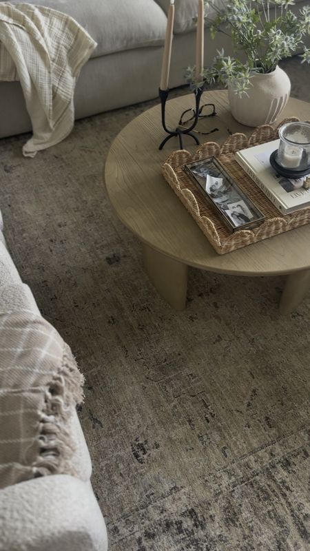 Our neutral living room rug is on sale this weekend! 

#LTKHome #LTKSaleAlert