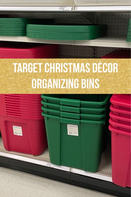 Shop Target Holiday Decor Organization #ltktarget #ltkorganization #ltkunder50

#LTKHoliday #LTKhome #LTKfamily