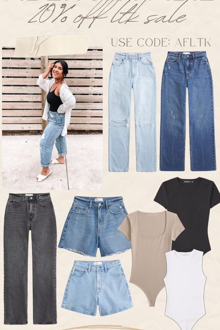 20% off all the best Abercrombie denim!! Copy the promo code for all the sale details 💓 

LTK sale, closet staples, vacation look, chic style, capsule wardrobe

#LTKsalealert #LTKfindsunder50 #LTKSpringSale