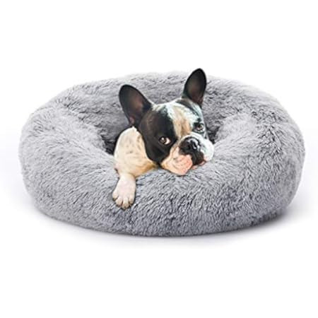 Small Dog Bed Calming Dogs Bed for Small Medium Large Dogs Anti-Anxiety Puppy Bed Machine Washable W | Amazon (US)