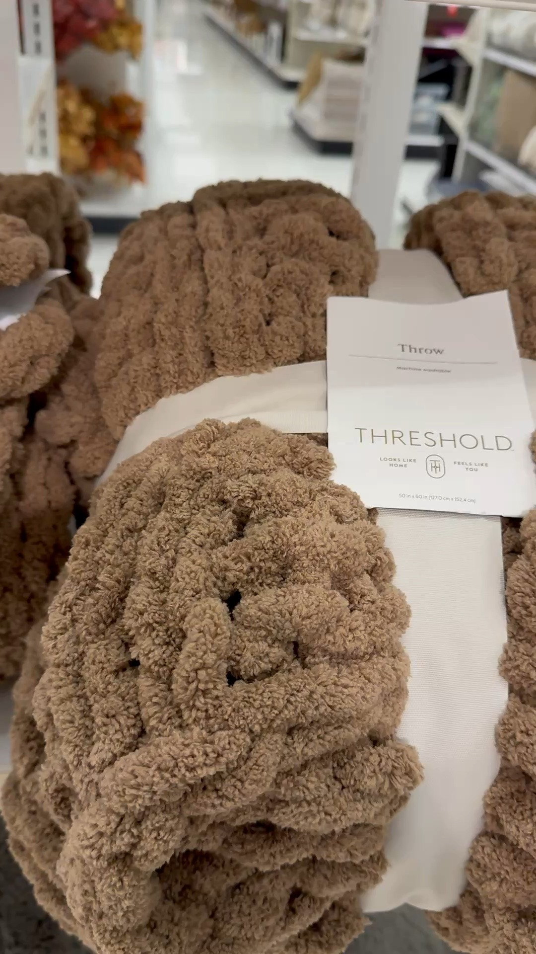 Coziest Target Throw 🤎

Okay, this one is SO good! I spotted this chunky chenille knit throw in-store and had to share because I couldn’t believe how incredibly soft it is in person. The warm brown color + chunky texture are perfect for adding that cozy, collected feeling for fall. 🍂

#LTKHome #LTKFinds #TargetFinds #TargetHome #FallHome #FallDecor #CozyHome #HomeFinds #NeutralHome #CozyDecor #HomeFavorites #FallFinds

#LTKSaleAlert #LTKHome