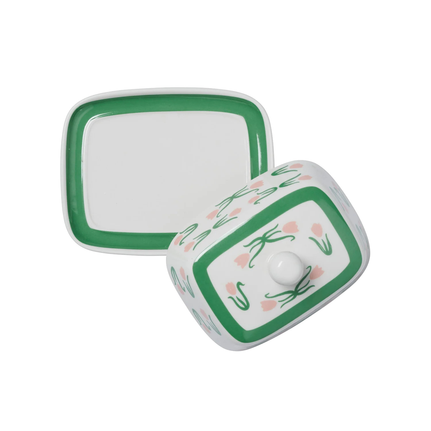 Floral Butter Dish | In The Roundhouse