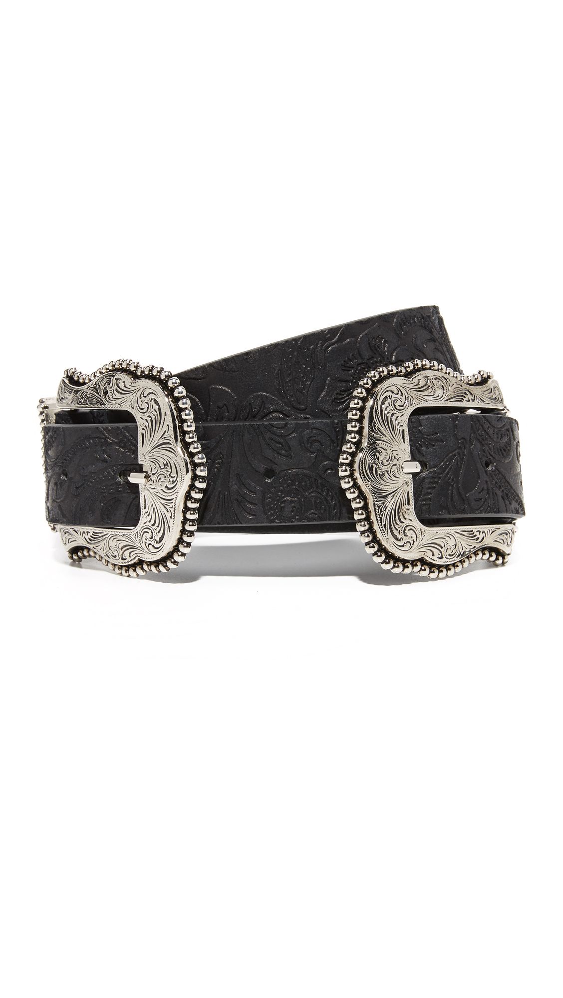 Dakota Blossom Large Double Buckle Belt | Shopbop