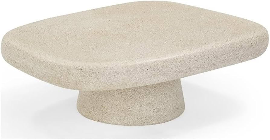 Tov Furniture Darial Sandstone Indoor/Outdoor Coffee Table | Amazon (US)