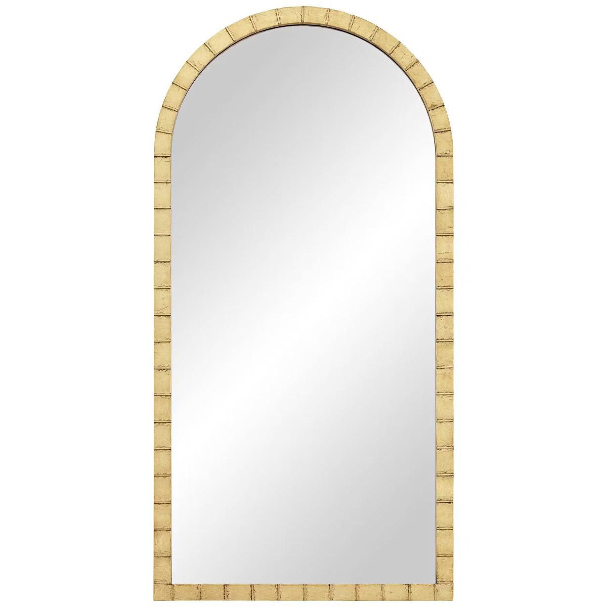 Uttermost Portina Matte Gold 24" x 48" Arched Wall Mirror | Target