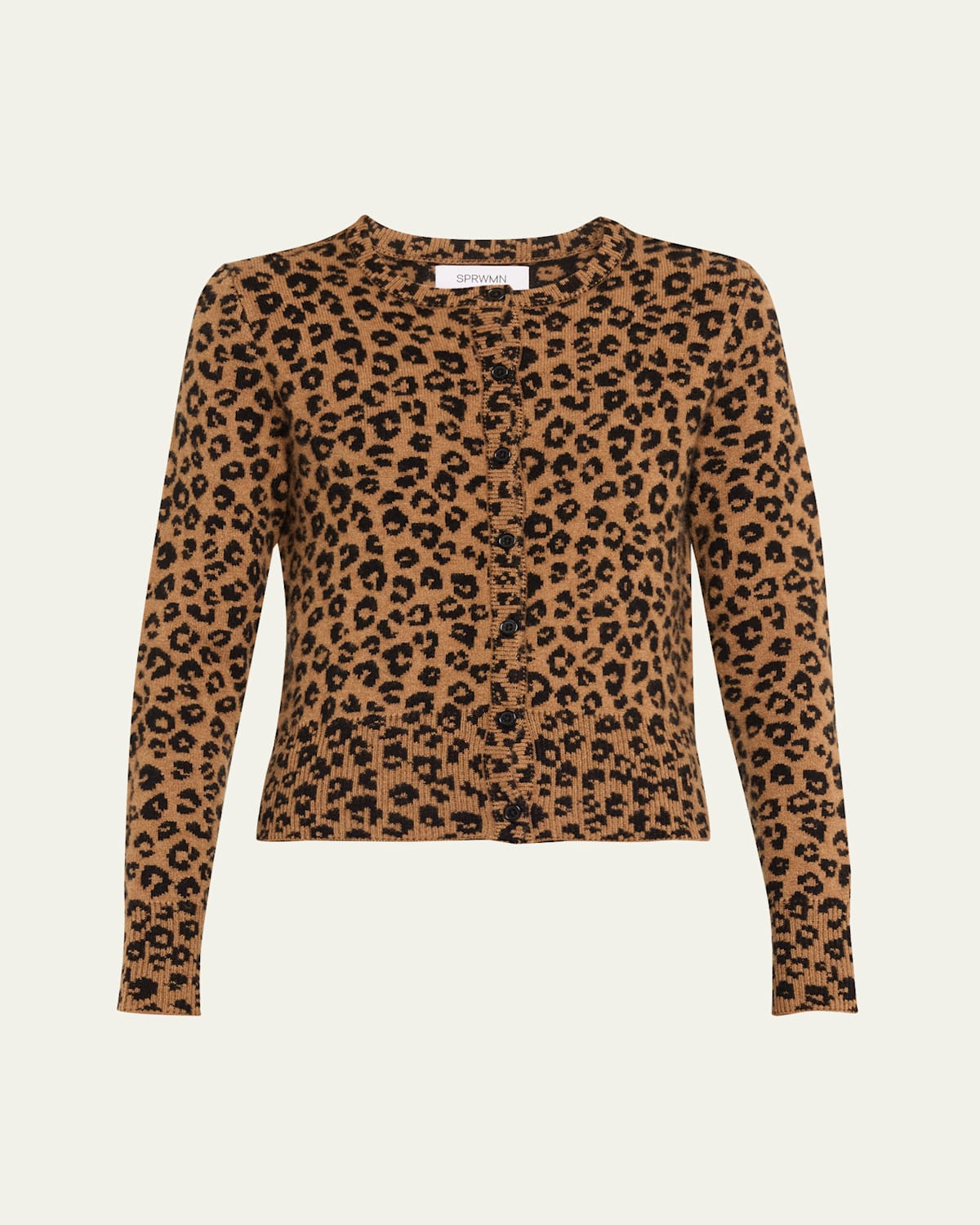 Leopard Cashmere Baby Cardigan | Bergdorf Goodman