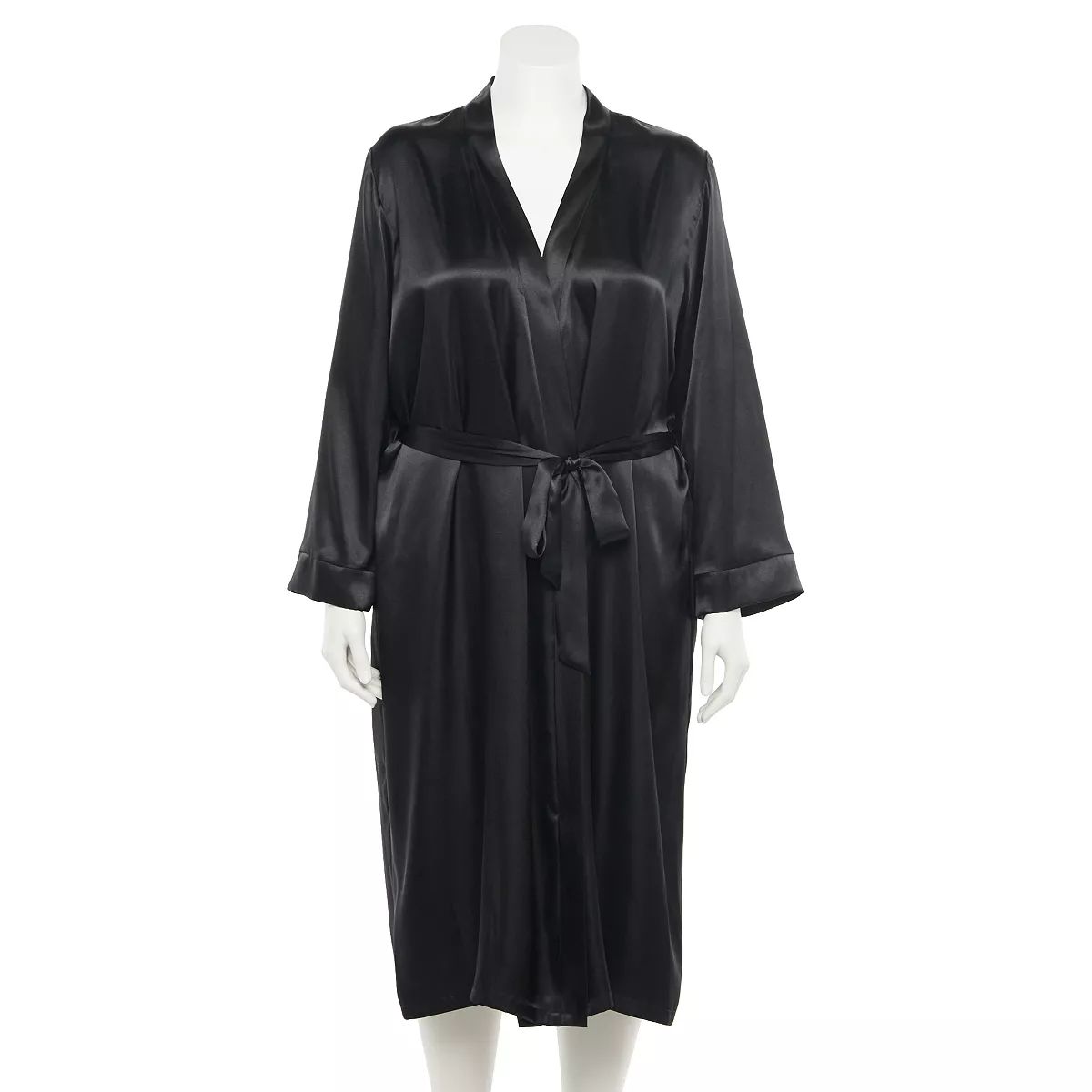 Plus Size Apt. 9® Solid Midi Robe | Kohl's