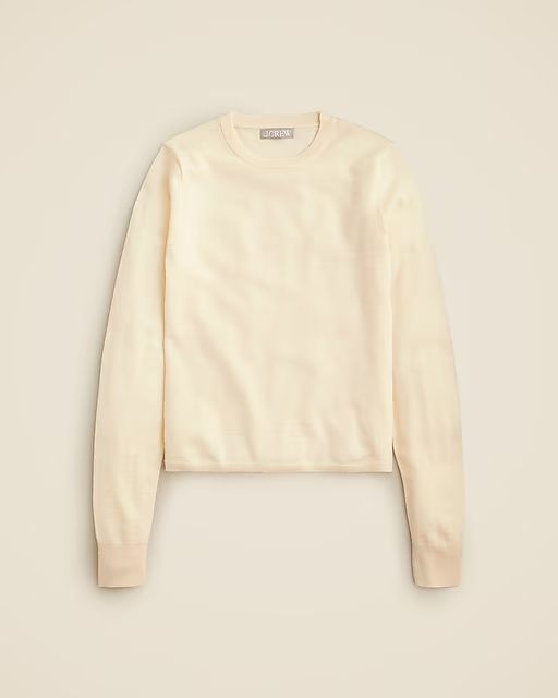 Carolyn fitted crewneck sweater in merino wool | J. Crew US