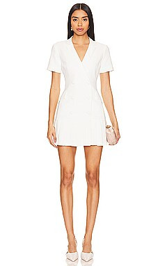 Amanda Uprichard Mesha Dress in Ivory from Revolve.com | Revolve Clothing (Global)