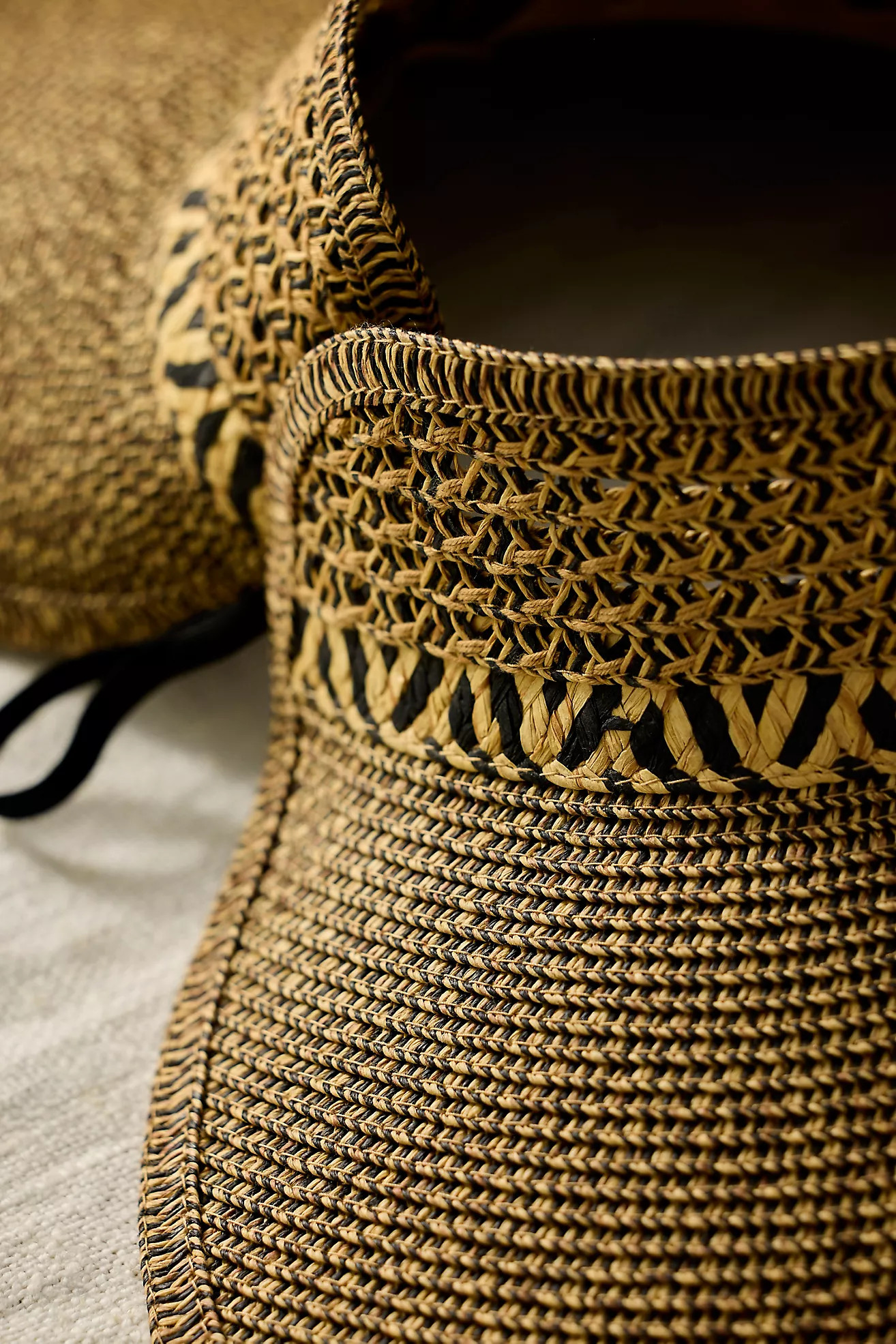 Wide Brim Woven Sun Visor | Terrain