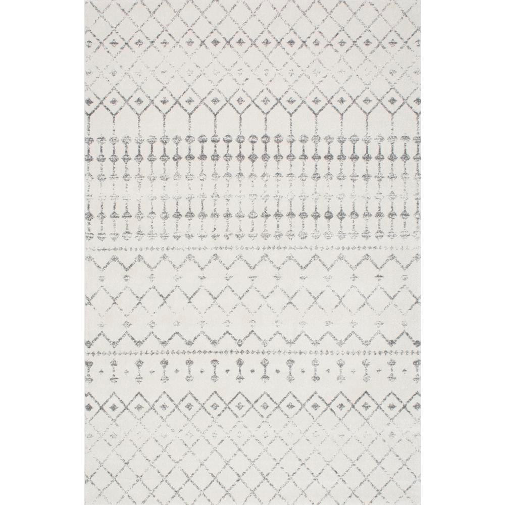 nuLOOM Blythe Modern Moroccan Trellis Gray 8 ft. x 10 ft. Area Rug-RZBD16A-71001010 - The Home De... | The Home Depot