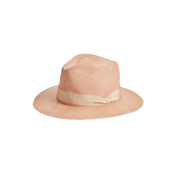 Rag & Bone Pink Straw Fedorah Hat | Bed Bath & Beyond