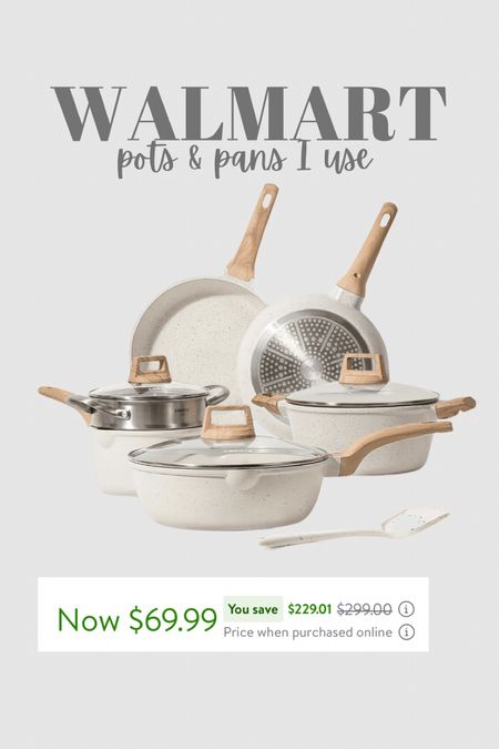 The Walmart pots and pans that I use in my kitchen, they are such amazing quality and on such good sale

#LTKSaleAlert #LTKHome #LTKFamily