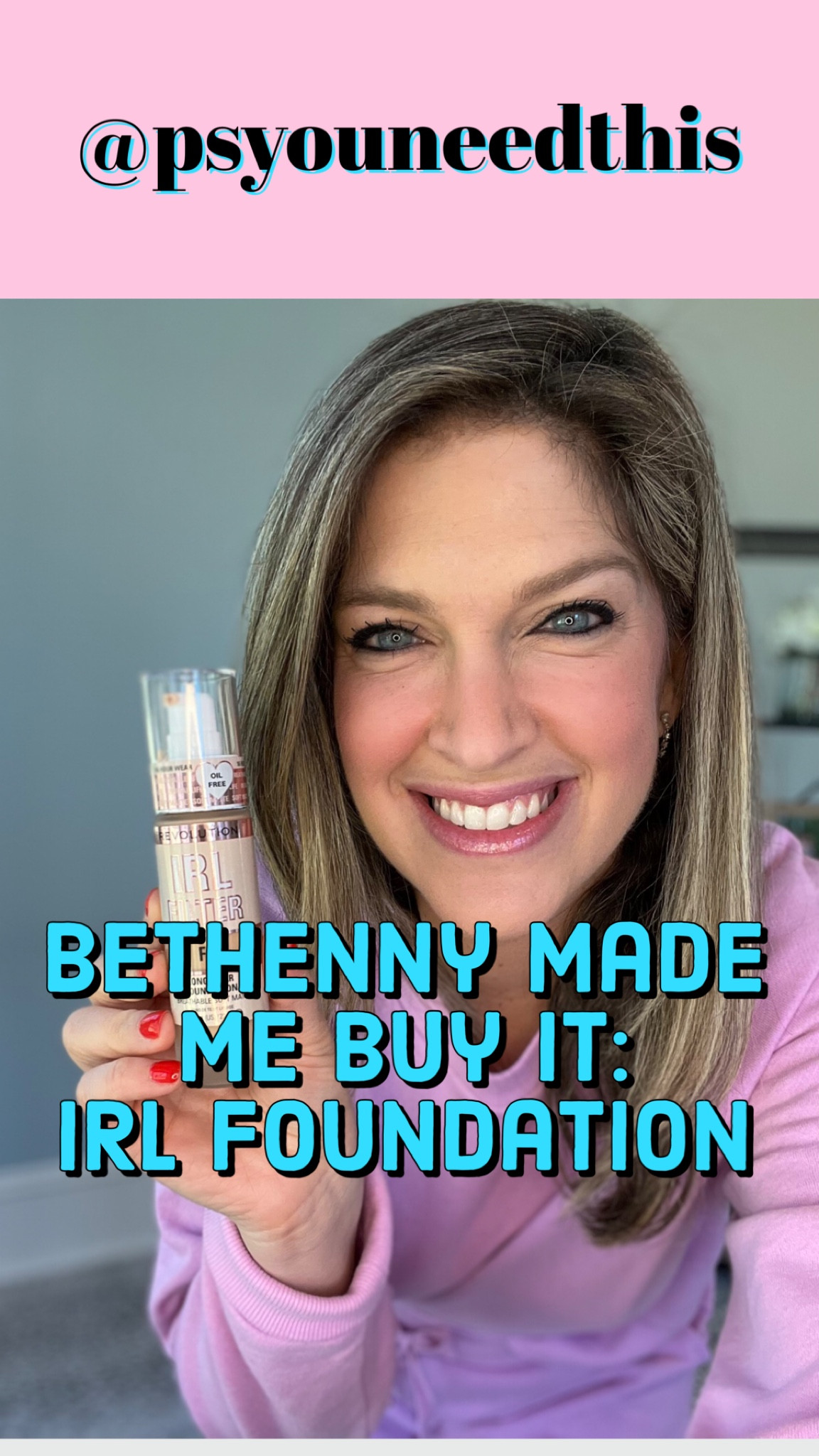 Calling this… @bethennyfrankel made me buy it! Addicted to her #beautyreviews and this @makeuprevolution IRL foundation did not disappoint! Comment LINK to shop - or shop via the link in our bio or in stories! 

#LTKbeauty #LTKunder50 #LTKFind