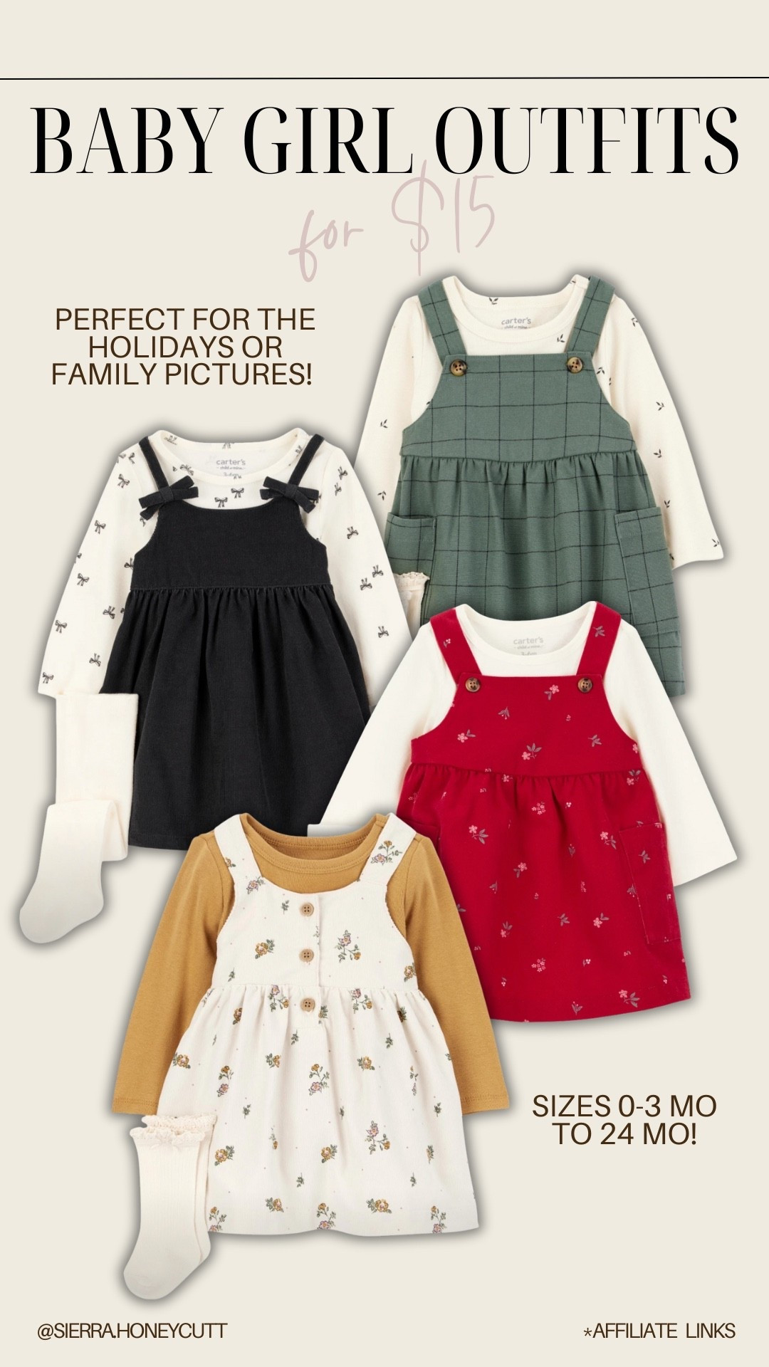 The cutest baby girl outfits from Walmart!! Only $15!

Seasonal fall family, photos, Christmas Thanksgiving, dress socks, jumper, baby toddlers family 


#LTKBaby #LTKFamily #LTKKids