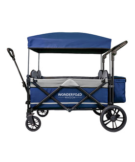 Navy X4 Four-Passenger Push/Pull Folding Stroller Wagon | Zulily