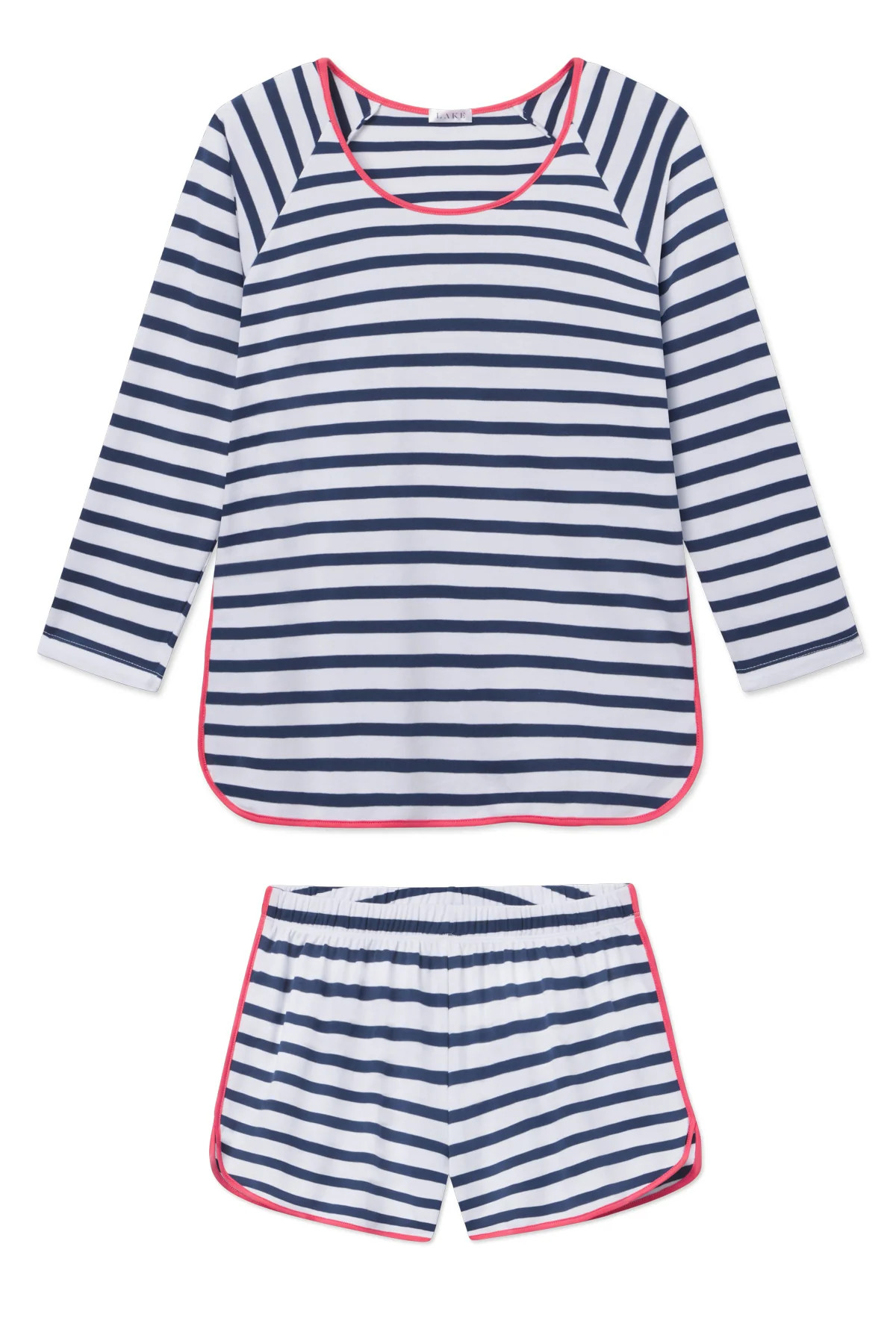 Pima Long-Short Set in Americana | Lake Pajamas