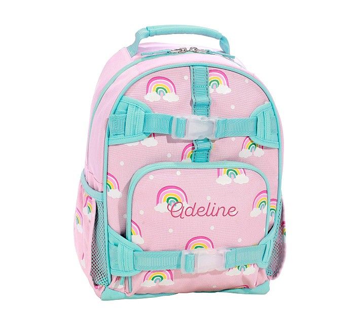 Mackenzie Pink Rainbows Glow-in-the-Dark Backpacks | Pottery Barn Kids