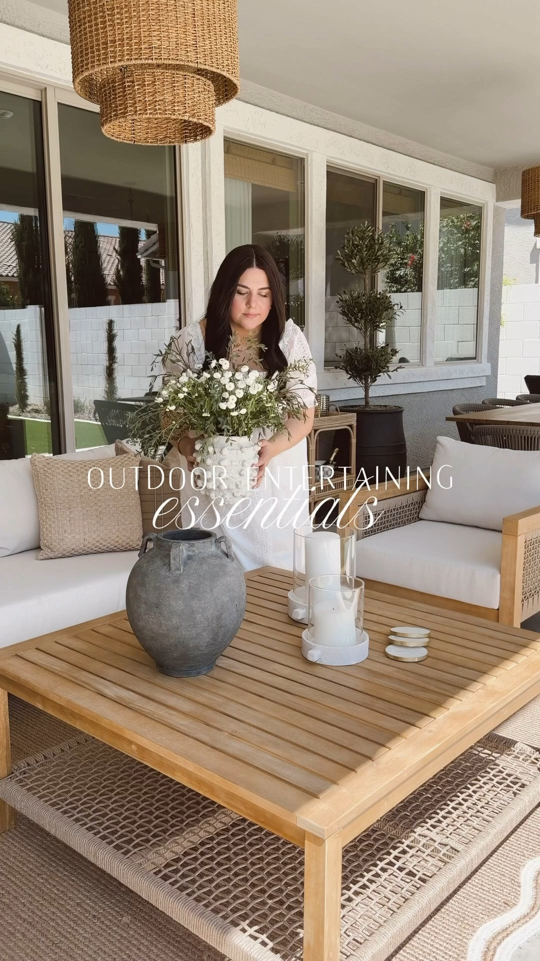 #Ad If you love hosting outside as much as I do, you know how important it is to have a spot for all the cocktail essentials 🍸 This outdoor bar cart from @wayfair makes entertaining so much easier, stylish, functional, and the perfect place to keep everything you need for pool days, happy hour, or summer nights with friends. #WayfairPartner #wishyouwerehere #outdoor #Wayfair 

#LTKSaleAlert #LTKHome #LTKSeasonal