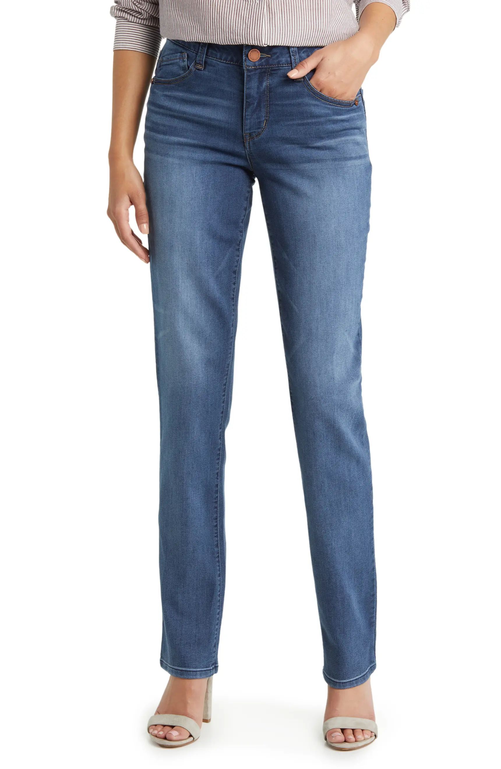 'Ab'Solution Straight Leg Jeans | Nordstrom