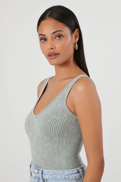 Seamless Mineral Wash Bodysuit | Forever 21