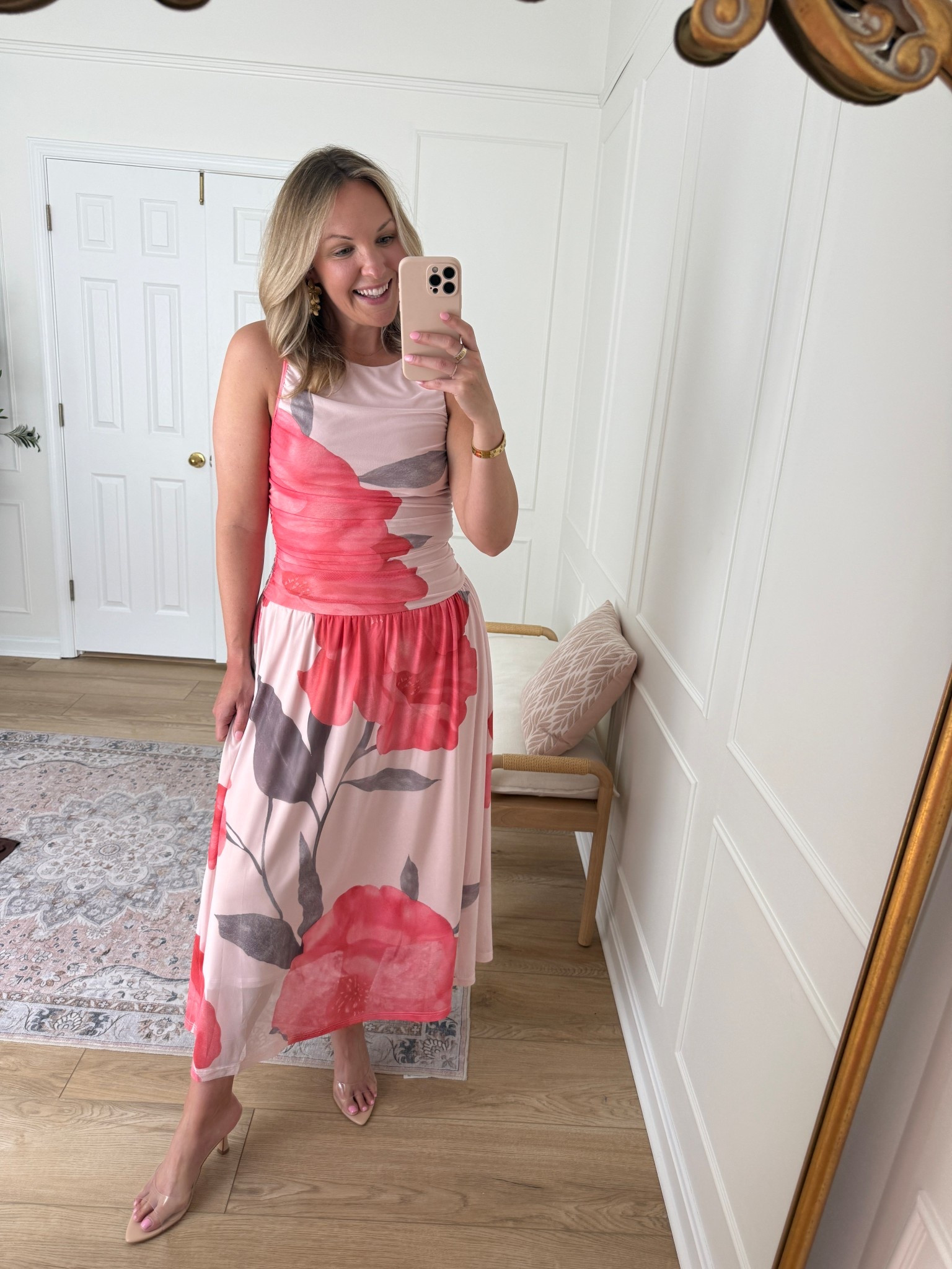 Love the drop waist! Wedding guest dress - wearing a med 

#LTKWedding
