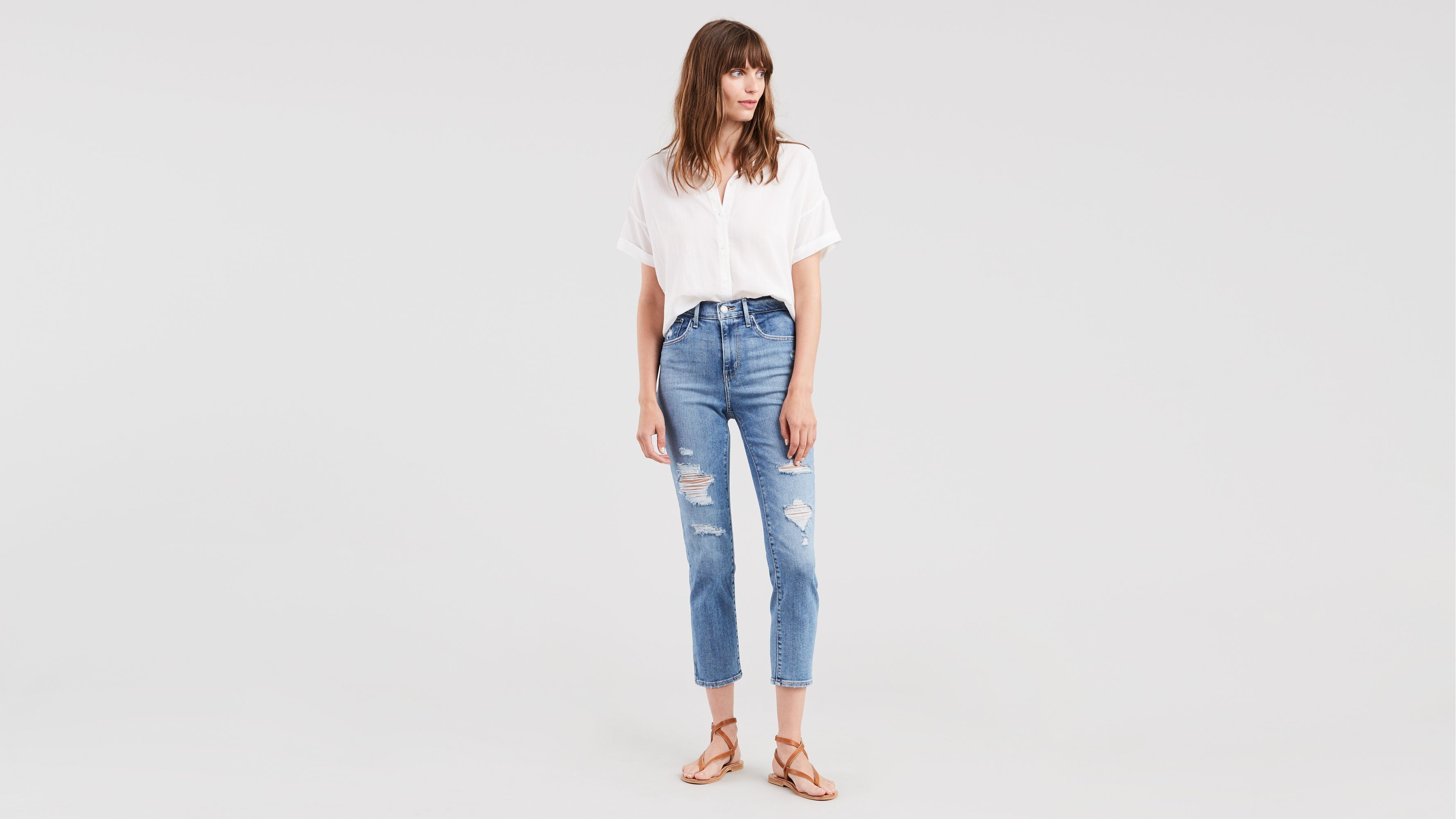 724 High Rise Straight Crop Jeans | LEVI'S (US)