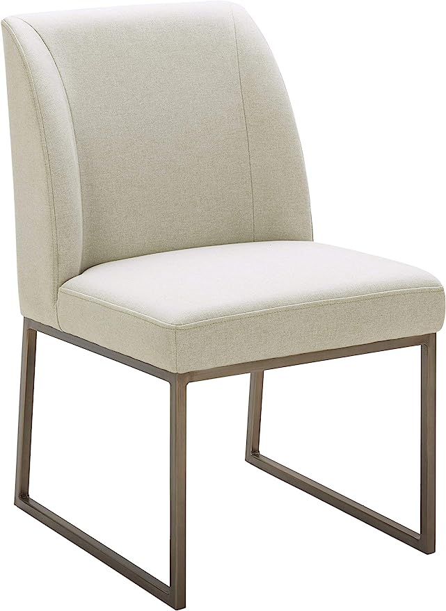 Amazon Brand – Rivet Contemporary Dining Chair, 34"H, Chalk | Amazon (US)