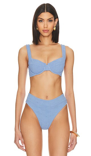 Casanova Bikini Top in Powder | Revolve Clothing (Global)