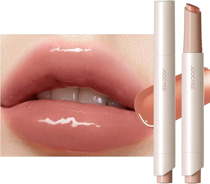Joocyee Long-Lasting Lip Gloss Velvet Rouge Lipstick Taupe Nude | Amazon (US)