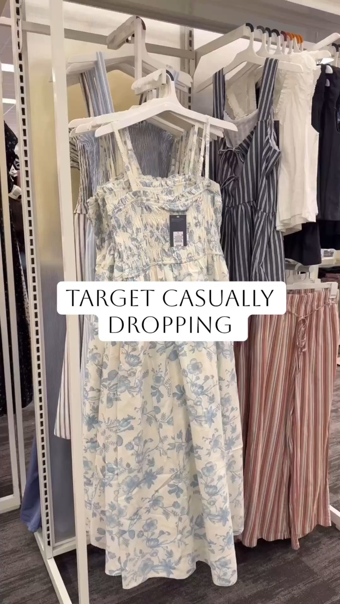 This target dress honestly blew me away. Flattering in all the right places, comfy enough for mom life and cute enough for everything. Throw a denim jacket over now and wear solo in summer spring. Honestly perfect for brunch, shopping events ✨ #targetfashion 

#LTKSaleAlert #LTKootd #LTKOver40