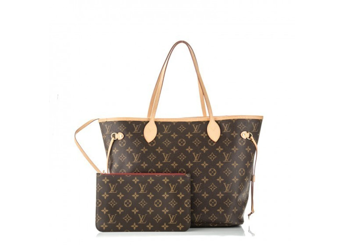 Louis Vuitton Neverfull Monogram MM Cerise Lining | StockX