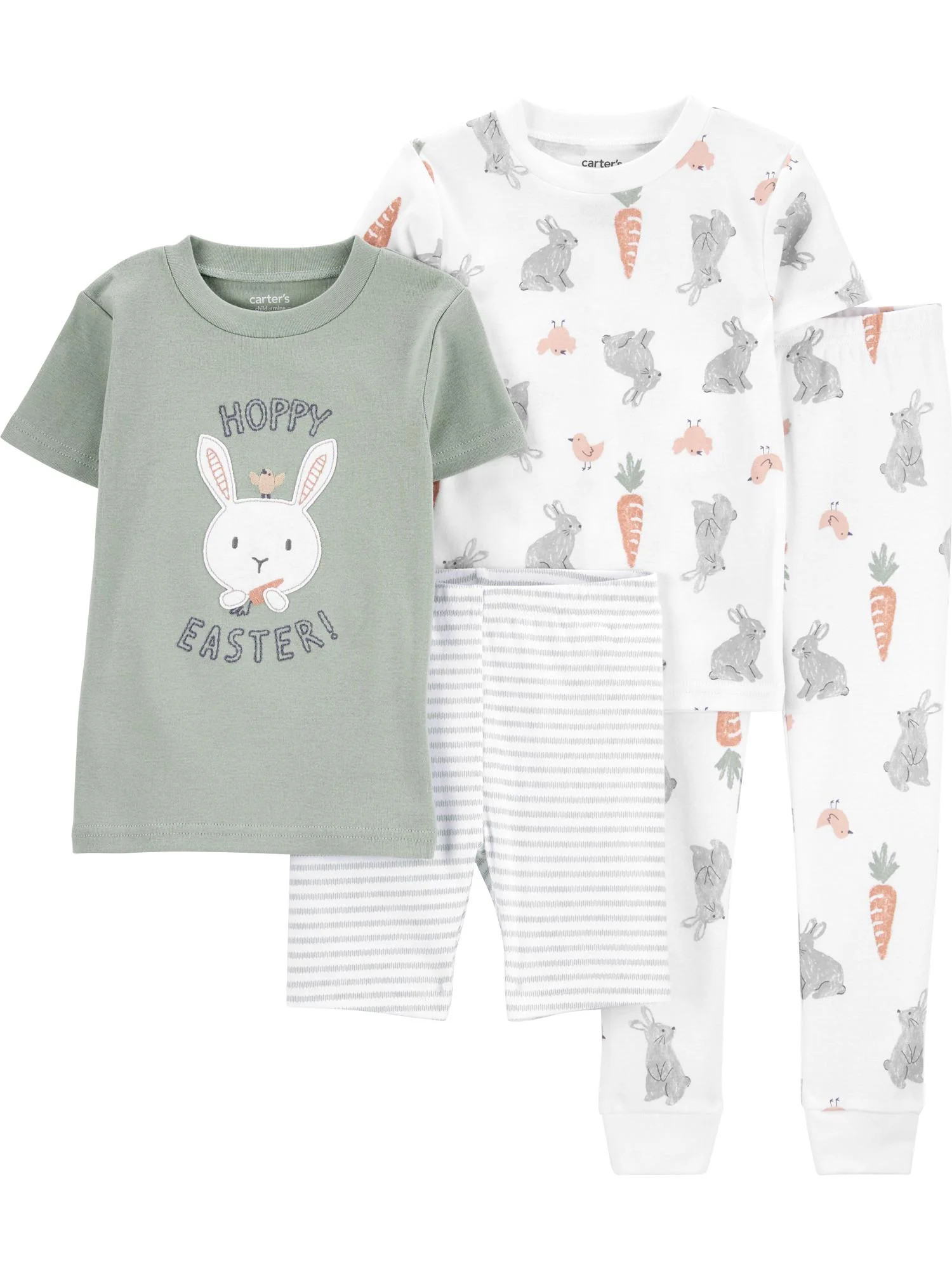 Carter's Child of Mine Baby and Toddler Unisex Easter Pajama Set, 4-Piece, Sizes 12M-5T | Walmart (US)