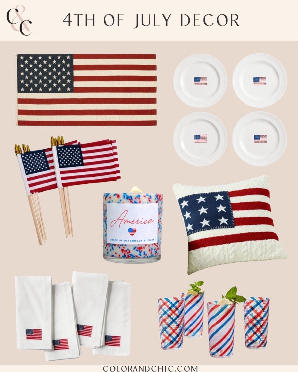 4th of July decor for hosting, parties, the holiday and more! Great items for summer hosting

#LTKSeasonal #LTKHome