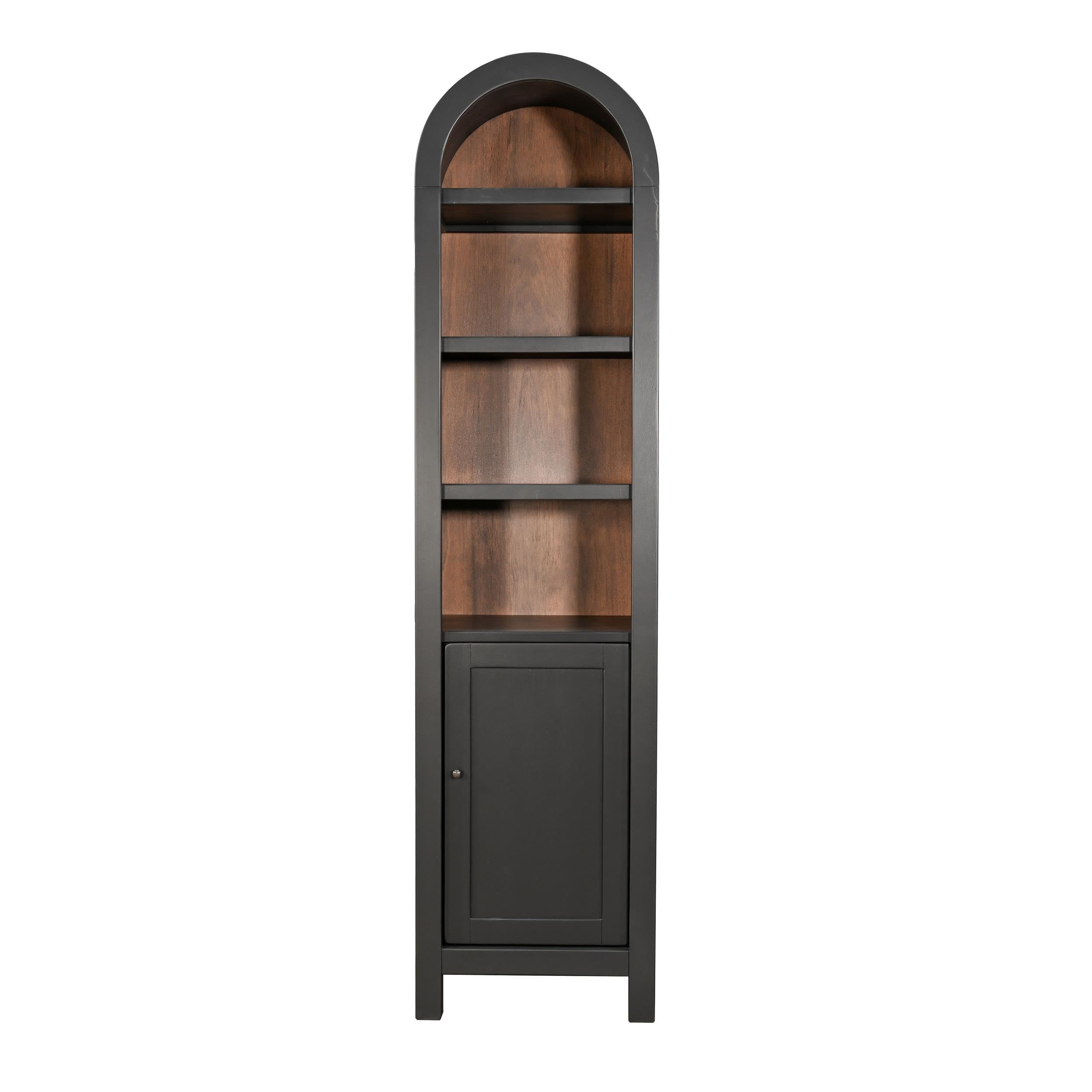 Sunny Designs Arched Black Cabinet Storage | Amazon (US)