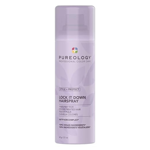Pureology Style + Protect Lock It Down Hairspray for Color-Treated Hair, Maximum Hold, 11 Ounce | Amazon (US)
