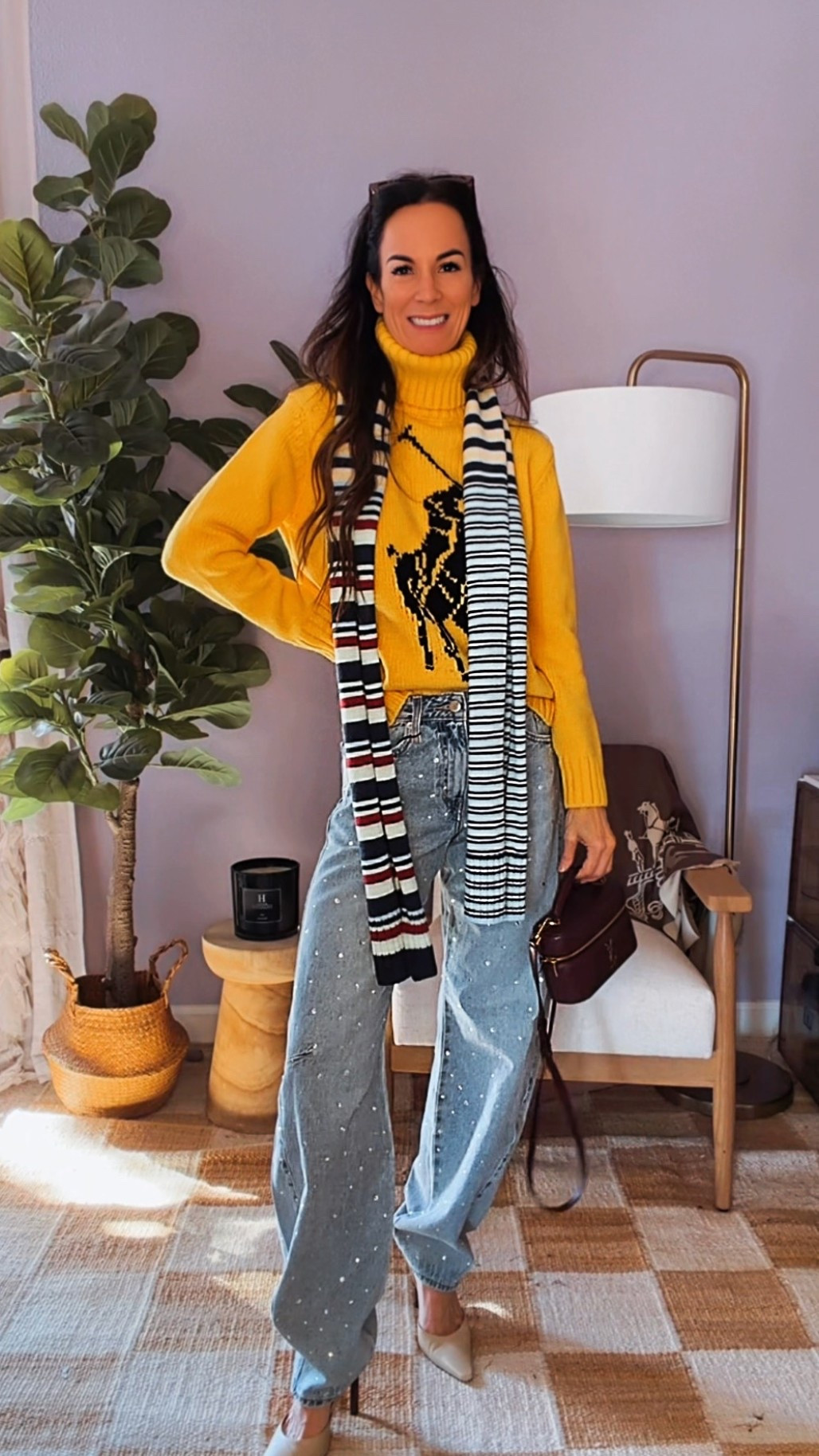 Tried, true, and extra sparkly ✨ These jeans are an absolute closet staple — classic, comfy, and casually covered in crystals because why not? 💎

Paired them with a bold pop of color because subtle has never really been my thing 😉 Holiday-ready, everyday wearable, and guaranteed to bring a little joy wherever you go. Denim that does the most? Say less.

Wearing XS in sweater and 24 in denim 

#LevisDenim #BaggyDadJeans #DazzledMe #SparkleSeason #HolidayStyle #FestiveFashion #DenimObsessed #ClosetStaples #CasualChic #StyledByMe #NicoleColeeStyle #LTKStyle #FashionOver40 #FunWithFashion #nicolecolee #levis #dazzleme #fashionblogger #styleblogger @revolve #revolveambassador 


#LTKHoliday #LTKootd #LTKGiftGuide